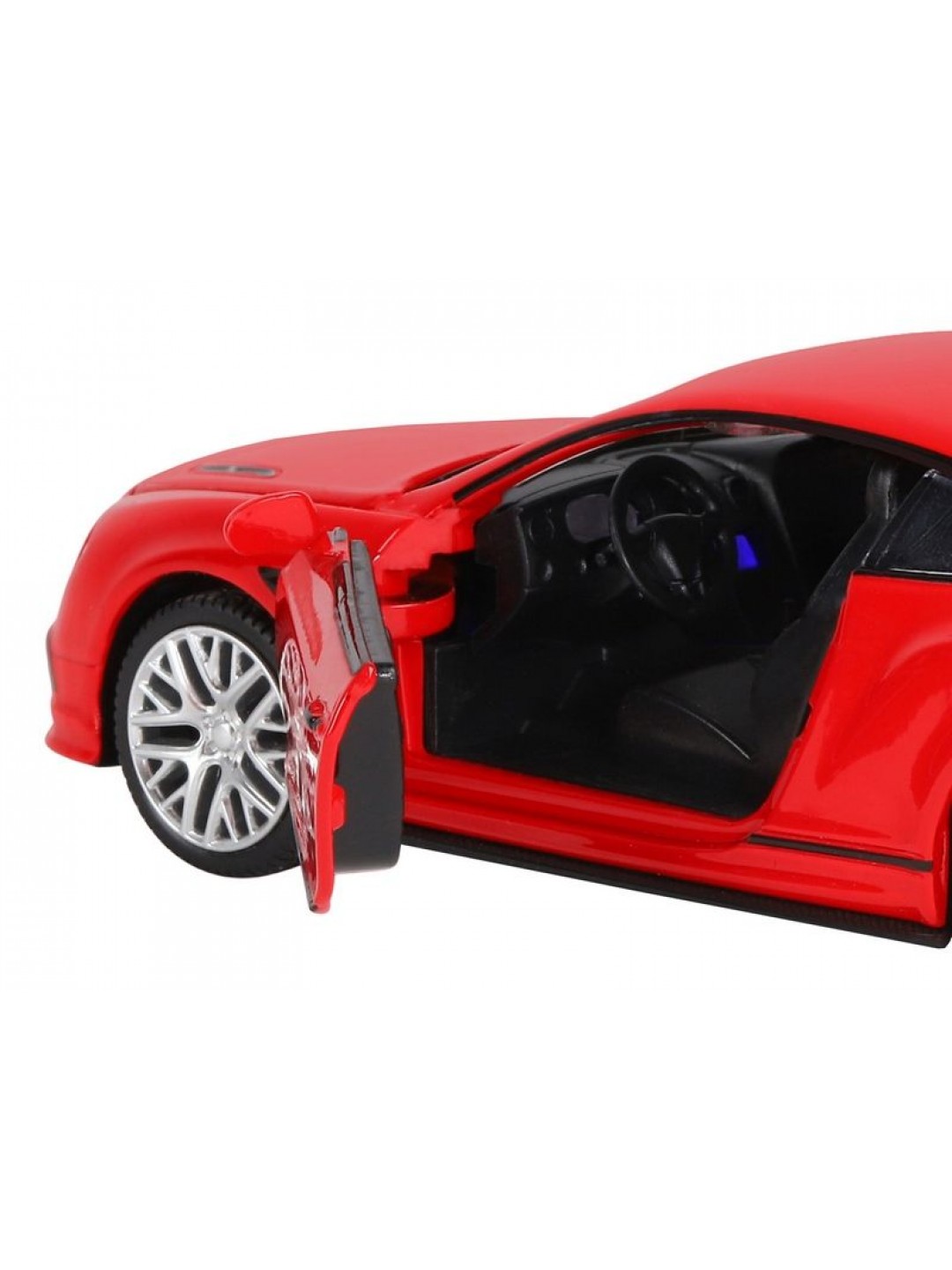 Машина "АВТОПАНОРАМА" Bentley Continental GT Supersports, красный, 1/32, в/к 17,5*12,5*6,5 см