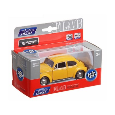 Машина Ideal 1:30-39 Volkswagen Beetle (блест. метал. фиолет.)