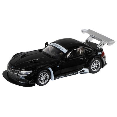 Машина "АВТОПАНОРАМА" BMW Z4 GT, черный, 1/32, свет, звук, инерция, в/к 17,5*13,5*9 см