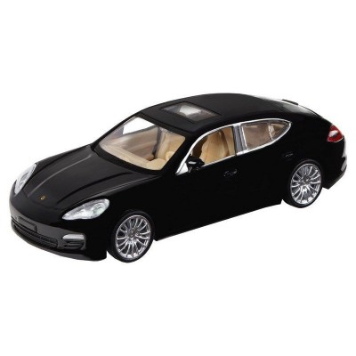 Машина "АВТОПАНОРАМА" Porsche Panamera S, черный, 1/32, свет, звук, инерция, в/к 17,5*13,5*9 см