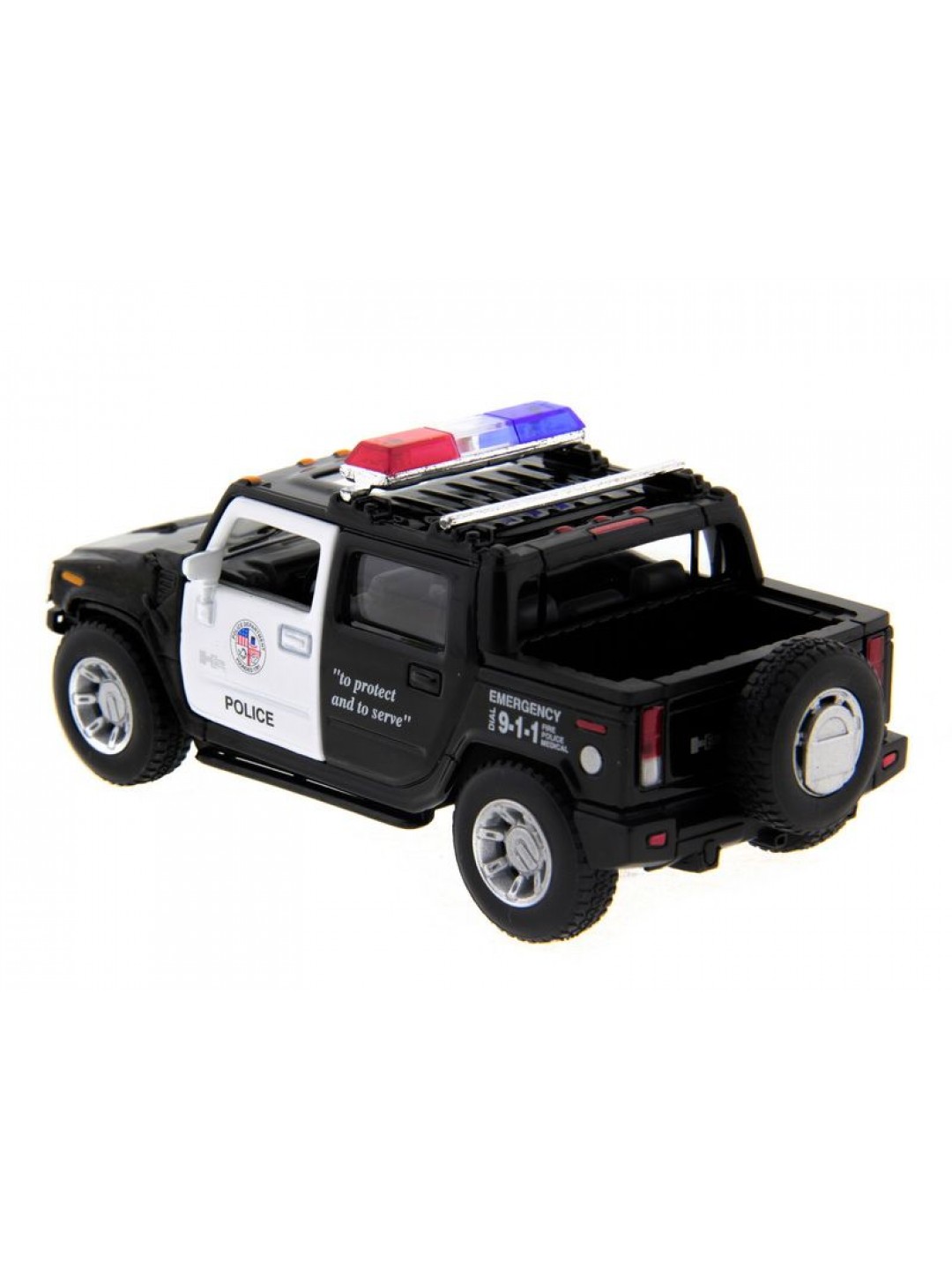 Машина Kinsmart 1:40 Hummer H2 Police инерция (1/12шт.) б/к