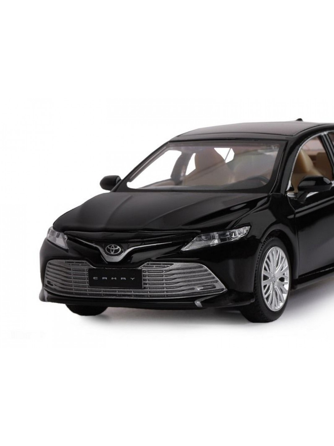 Машина "АВТОПАНОРАМА" Toyota Camry, черный, 1/32, свет, звук, инерция, в/к 17,5*13,5*9 см