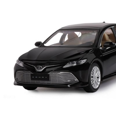 Машина "АВТОПАНОРАМА" Toyota Camry, черный, 1/32, свет, звук, инерция, в/к 17,5*13,5*9 см