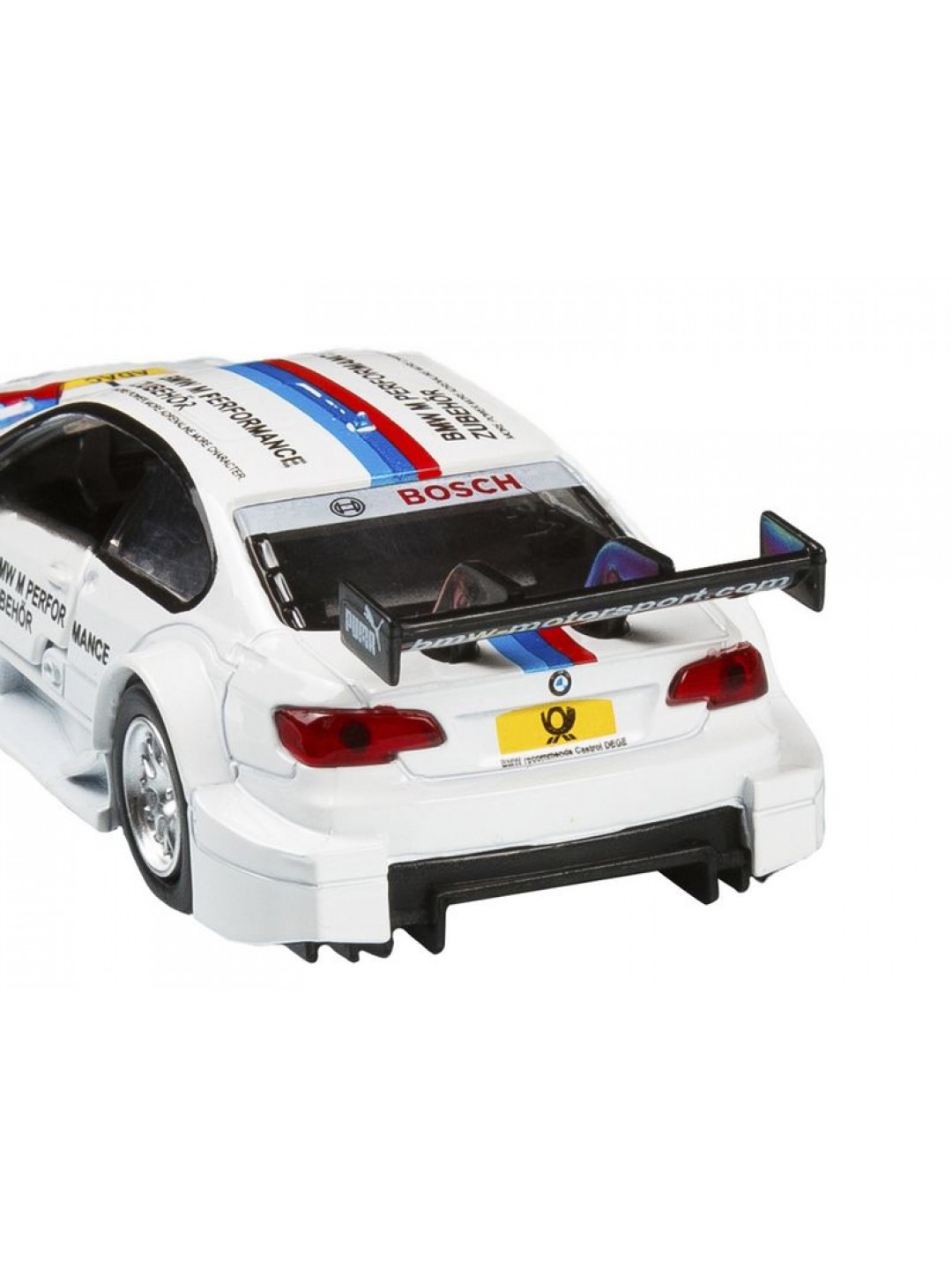 Машина "АВТОПАНОРАМА" BMW M3 DTM, 1/42, белый, инерция, откр. двери, в/к 17,5*12,5*6,5 см