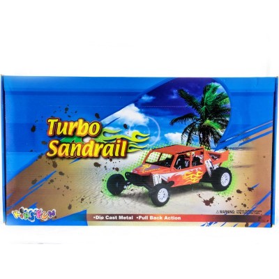 Машина Kinsmart  Turbo Sadrail инерция (1/12шт.) б/к