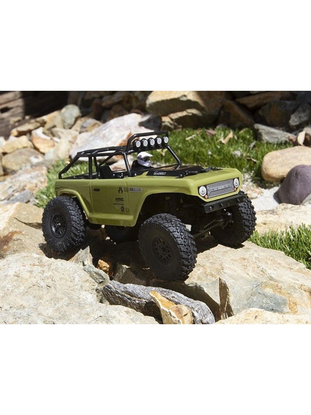 Модель для трофи 1:24 Axial SCX24 Deadbolt 4WD, электро, RTR (зеленый)