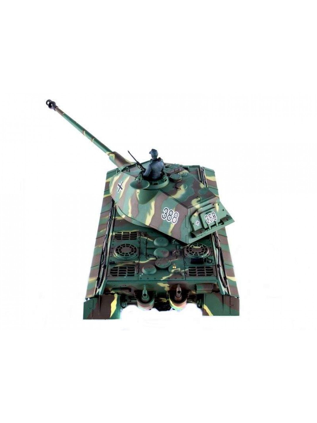 Радиоуправляемый танк Heng Long King Tiger (башня Porsche) Professional V6.0  2.4G 1/16 RTR