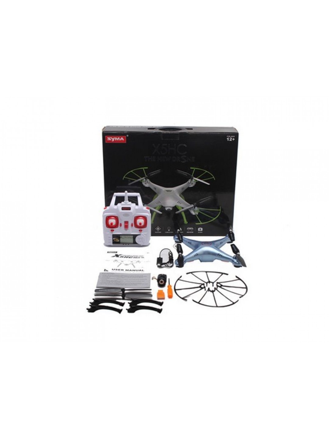 Р/У квадрокоптер Syma X5HC HD видео 4Gb, барометр 2.4G RTF
