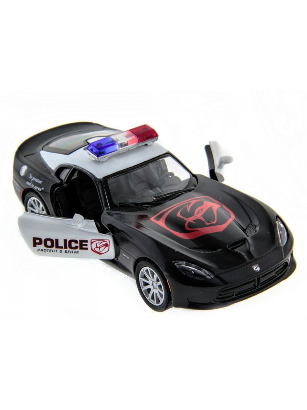 Машина Kinsmart 1:40 SRT Viper Police в асс. инерция (1/12шт.) б/к