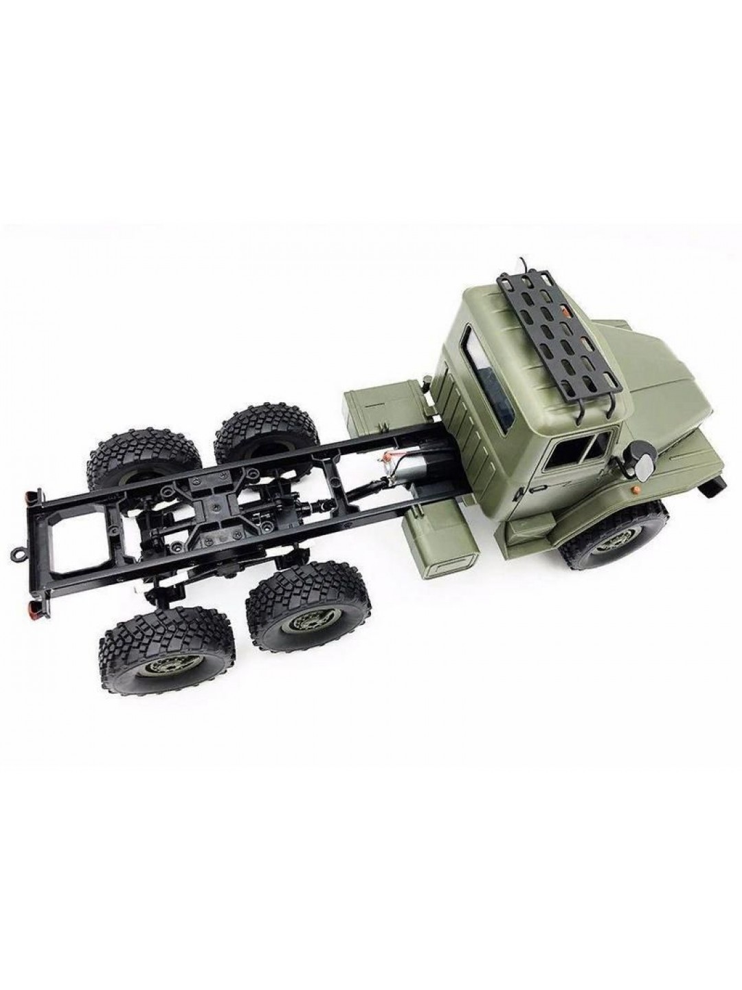 Радиоуправляемая машина WPL УРАЛ с тентом (зеленый) 6WD 2.4G 1/16 RTR