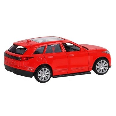 Машина "АВТОПАНОРАМА" Land Rover Range Rover Velar, красный, 1/42, инерция, в/к 17,5*12,5*6,5 см