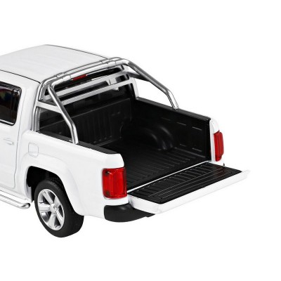 Машина "АВТОПАНОРАМА" Volkswagen Amarok, белый, 1/30, свет, звук, инерция, в/к 20*10*11 см