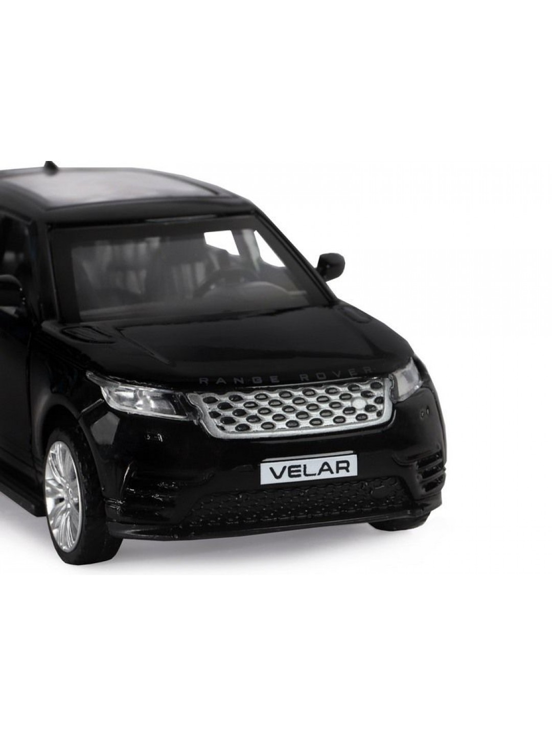 Машина "АВТОПАНОРАМА" Land Rover Range Rover Velar, черный, 1/42, инерция, в/к 17,5*12,5*6,5 см