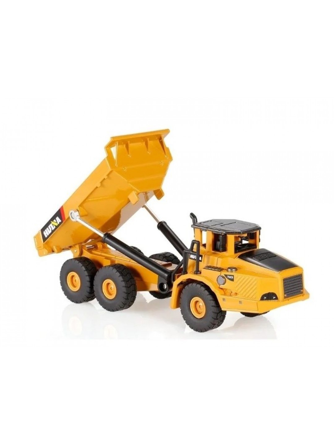 Металлический экскаватор с ковшом + самосвал HUI NA TOYS 1/50