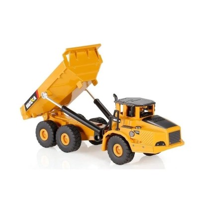 Металлический экскаватор с ковшом + самосвал HUI NA TOYS 1/50