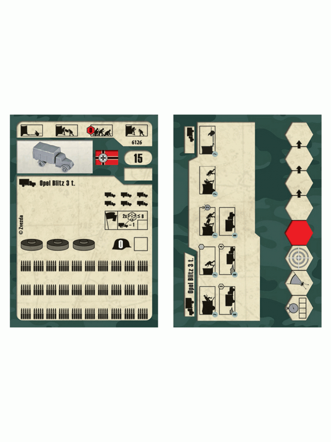 Сборная модель ZVEZDA Немецкий грузовик "Опель Блиц", 1/100