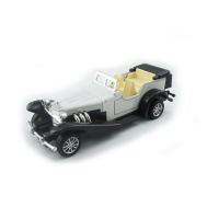 Машина Ideal 1:30-39 Ретромобиль "Old Times" бело-черный, кабриолет Машина Ideal 1:30-39 Ретромобиль "Old Times" бело-черный, кабриолет