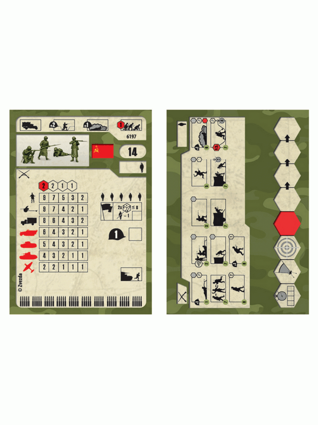 Сборные солдатики ZVEZDA Советская пехота 1941-43гг. (зима), 1/72