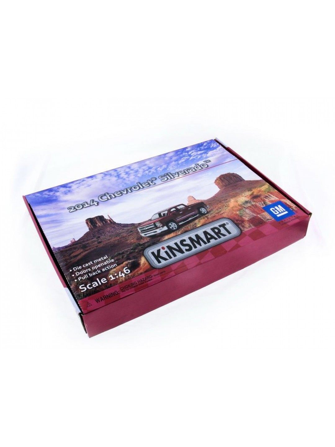 Машина Kinsmart 1:46 Chevrolet Silverado инерция (1/12шт.)  б/к