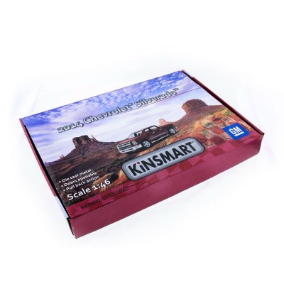 Машина Kinsmart 1:46 Chevrolet Silverado инерция (1/12шт.)  б/к