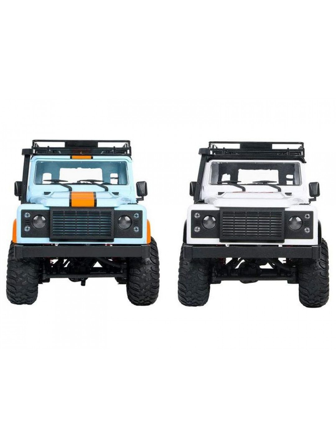 Радиоуправляемая машина MN MODEL англ. внедорожник Defender  D90 (серебристый) 4WD 2.4G 1/12 RTR