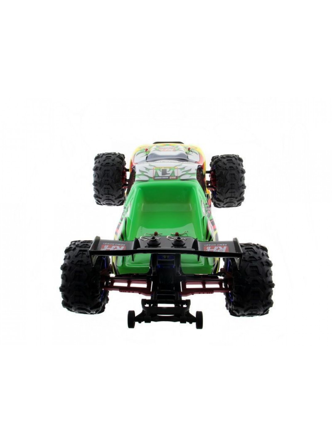 Радиоуправляемая трагги Remo Hobby EVO-R Brushless UPGRADE (зеленая) 4WD 2.4G 1/8 RTR