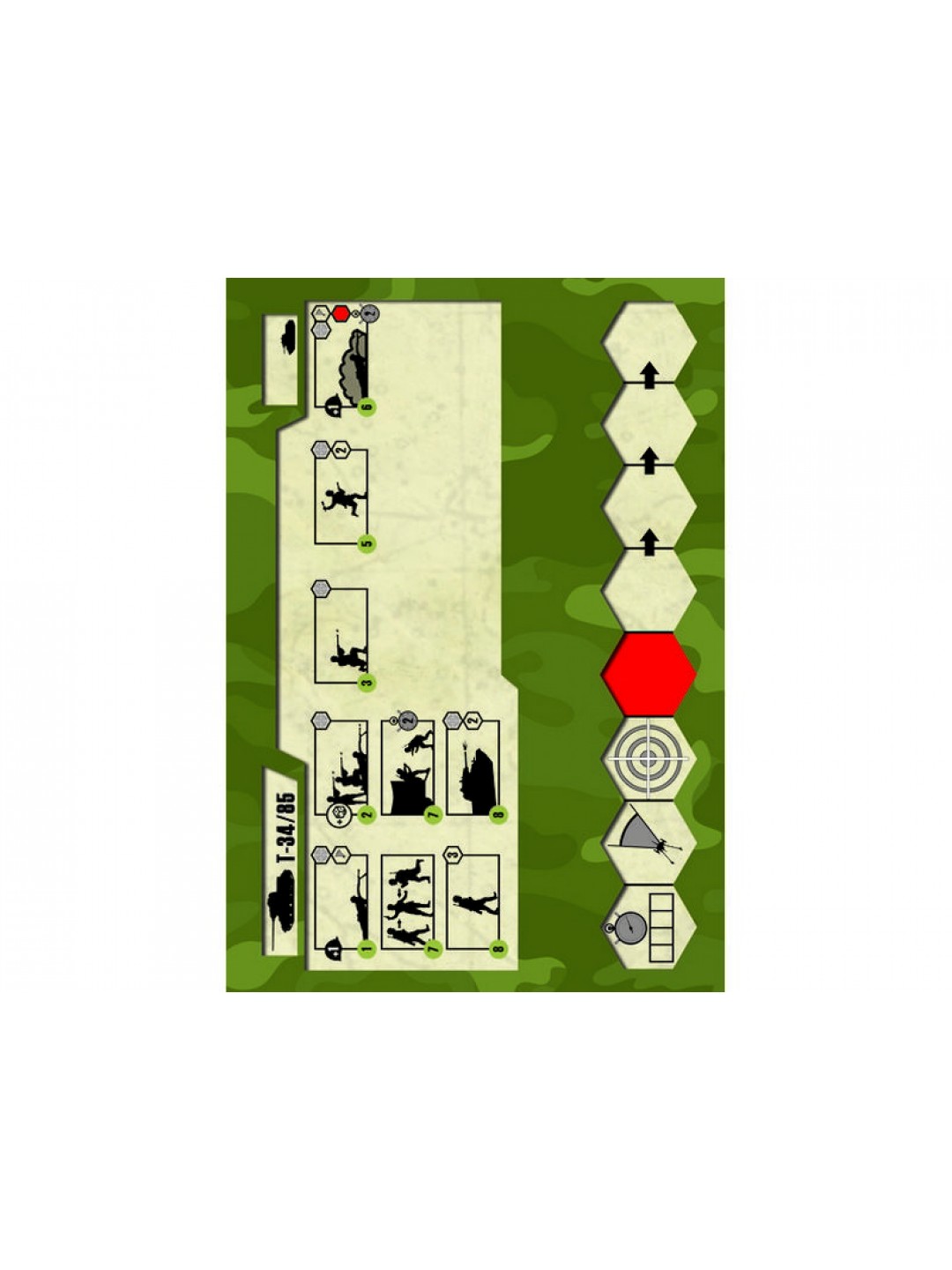 Сборная модель ZVEZDA Советский средний танк Т-34/85, 1/100