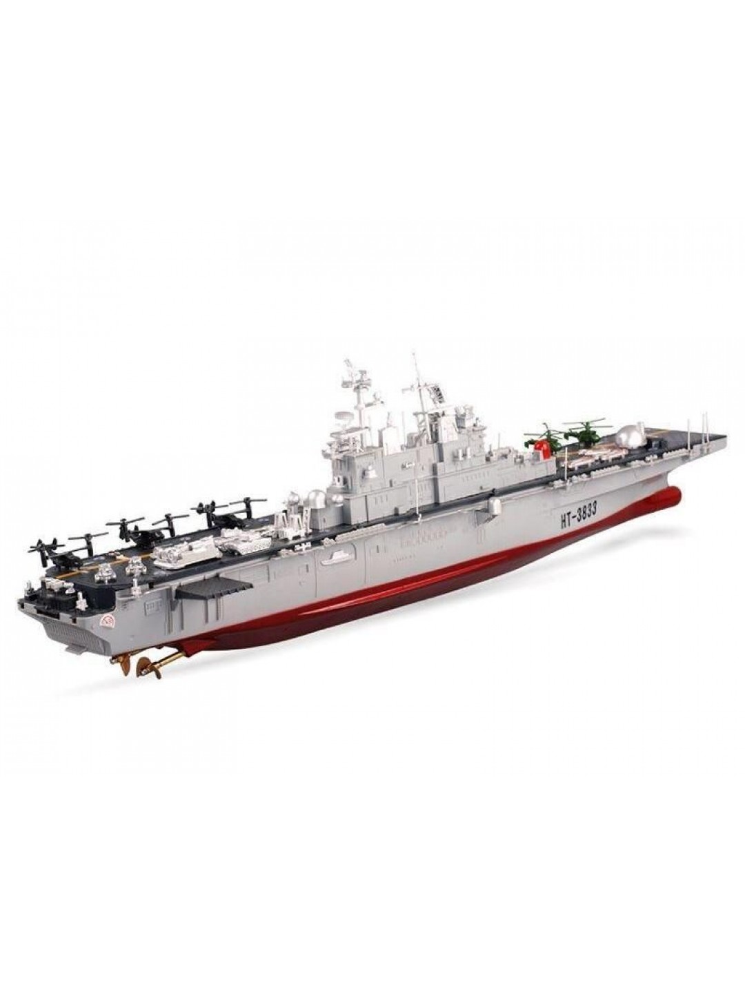 Радиоуправляемый корабль Heng Tai десантный корабль Wasp  2.4G 1/350