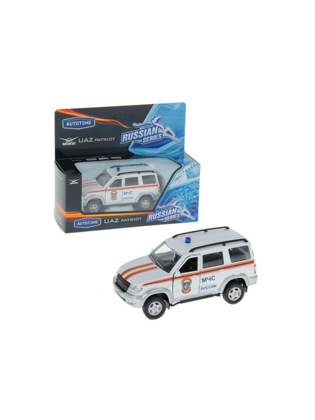 Машина Autotime "UAZ PATRIOT" МЧС 1:43