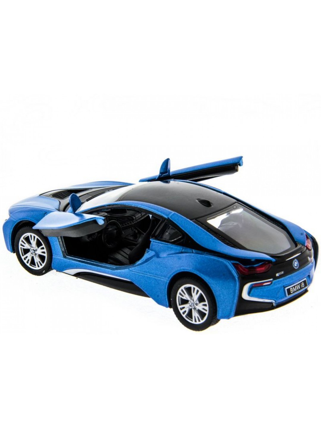 Машина Kinsmart BMW i8 инерция (1/12шт.) 1:36 б/к