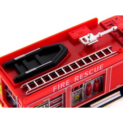 Машина Kinsmart Пожарная машина Rescue Fire Engine инерция (1/12шт.) б/к