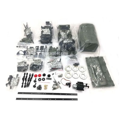 Радиоуправляемая машина WPL УРАЛ с тентом (зеленый) 6WD 2.4G 1/16 KIT