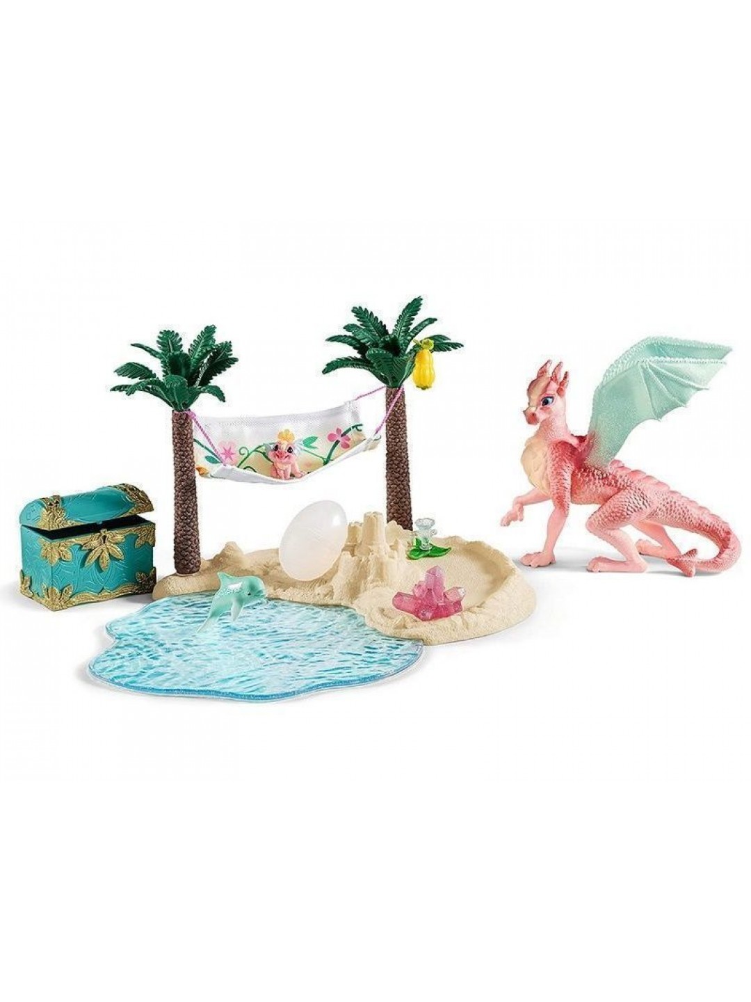 Фигурка Schleich Остров драконов с кладом