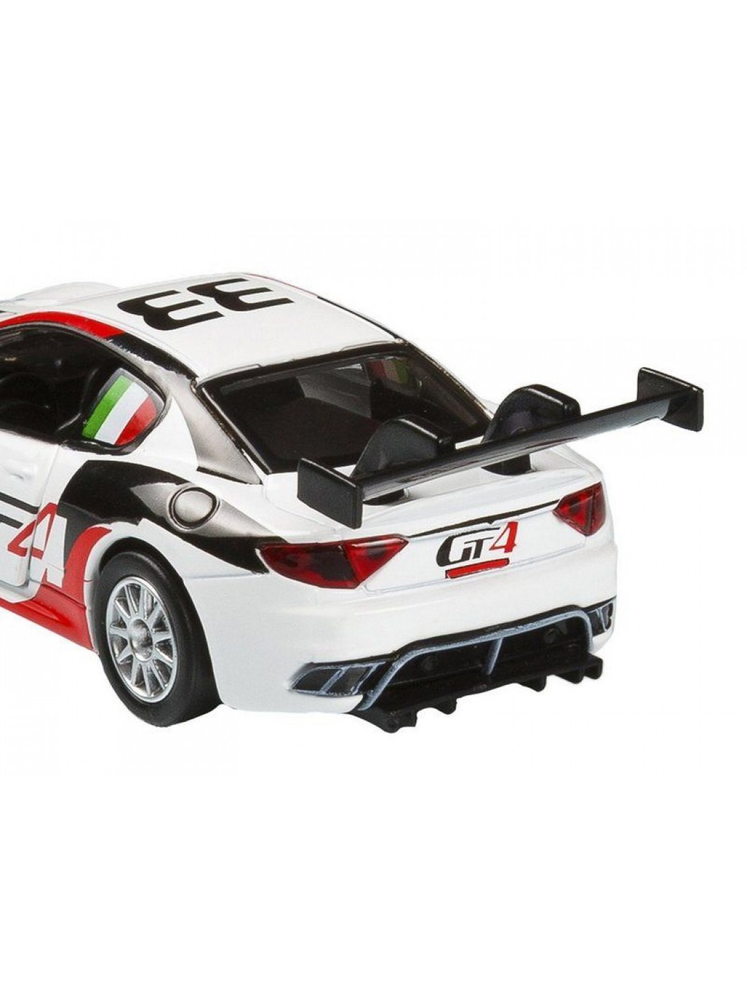 Машина "АВТОПАНОРАМА" Maserati Gran Turismo MC GT4, белый, 1/43, откр. двери, в/к 17,5*12,5*6,5 см
