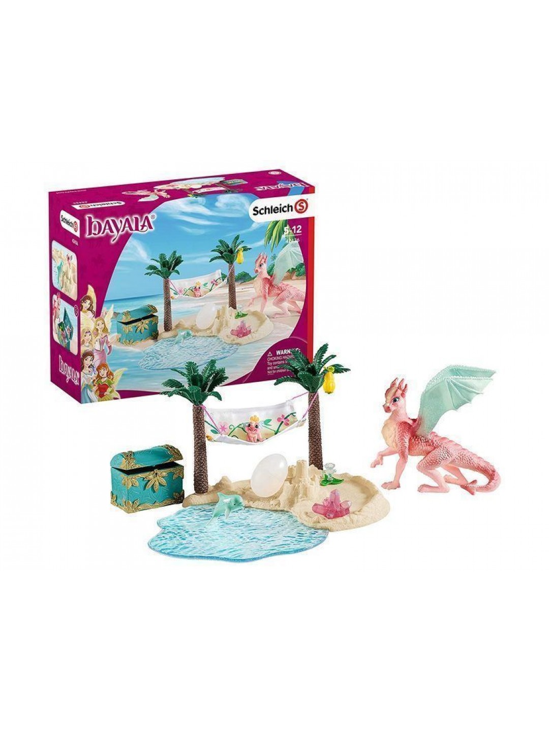 Фигурка Schleich Остров драконов с кладом