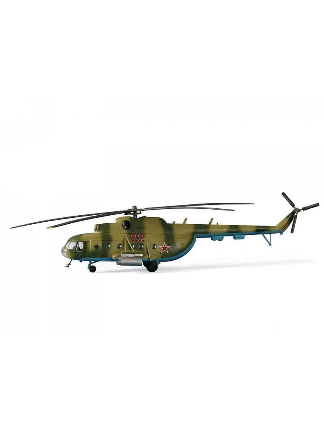Сборная модель ZVEZDA Российский десантно-штурмовой вертолет Ми-8МТ, 1/72