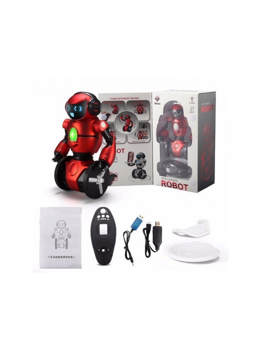 Радиоуправляемый робот WLToys F-1 2.4G, Gyro, свет RTR
