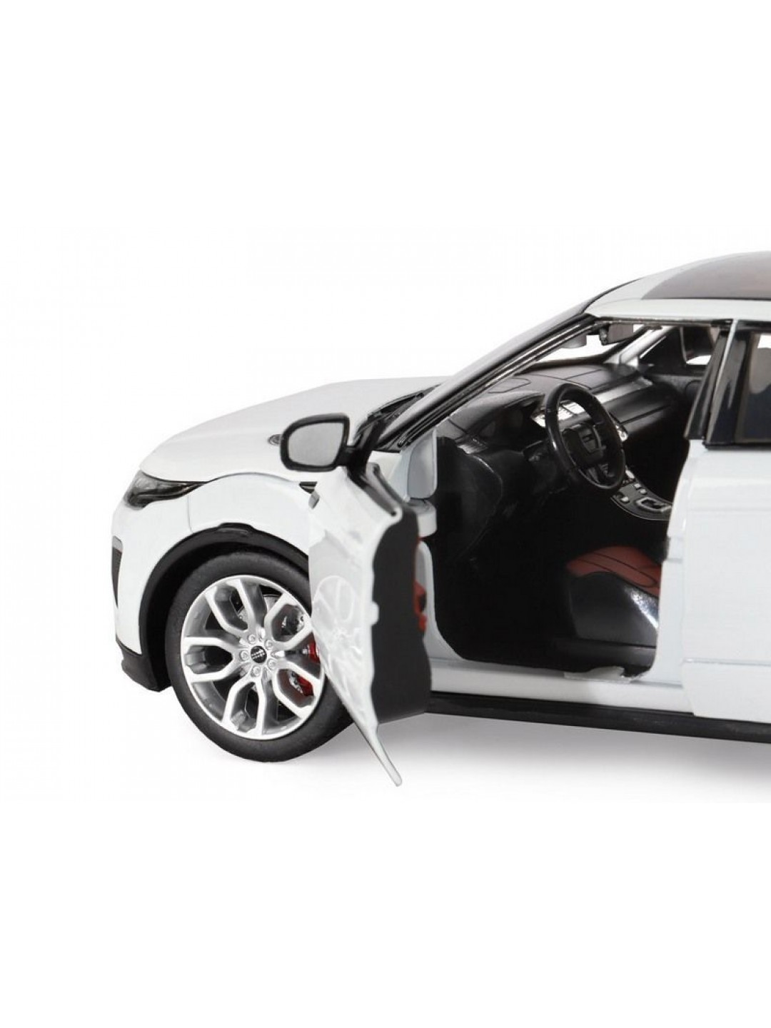 Машина "АВТОПАНОРАМА" Land Rover Range Rover Evoque HSE 2017, белый, 1/24, в/к 24,5*12,5*10,5 см