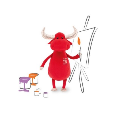 Мягкая игрушка Orange Toys Бык Счастья, 30 см