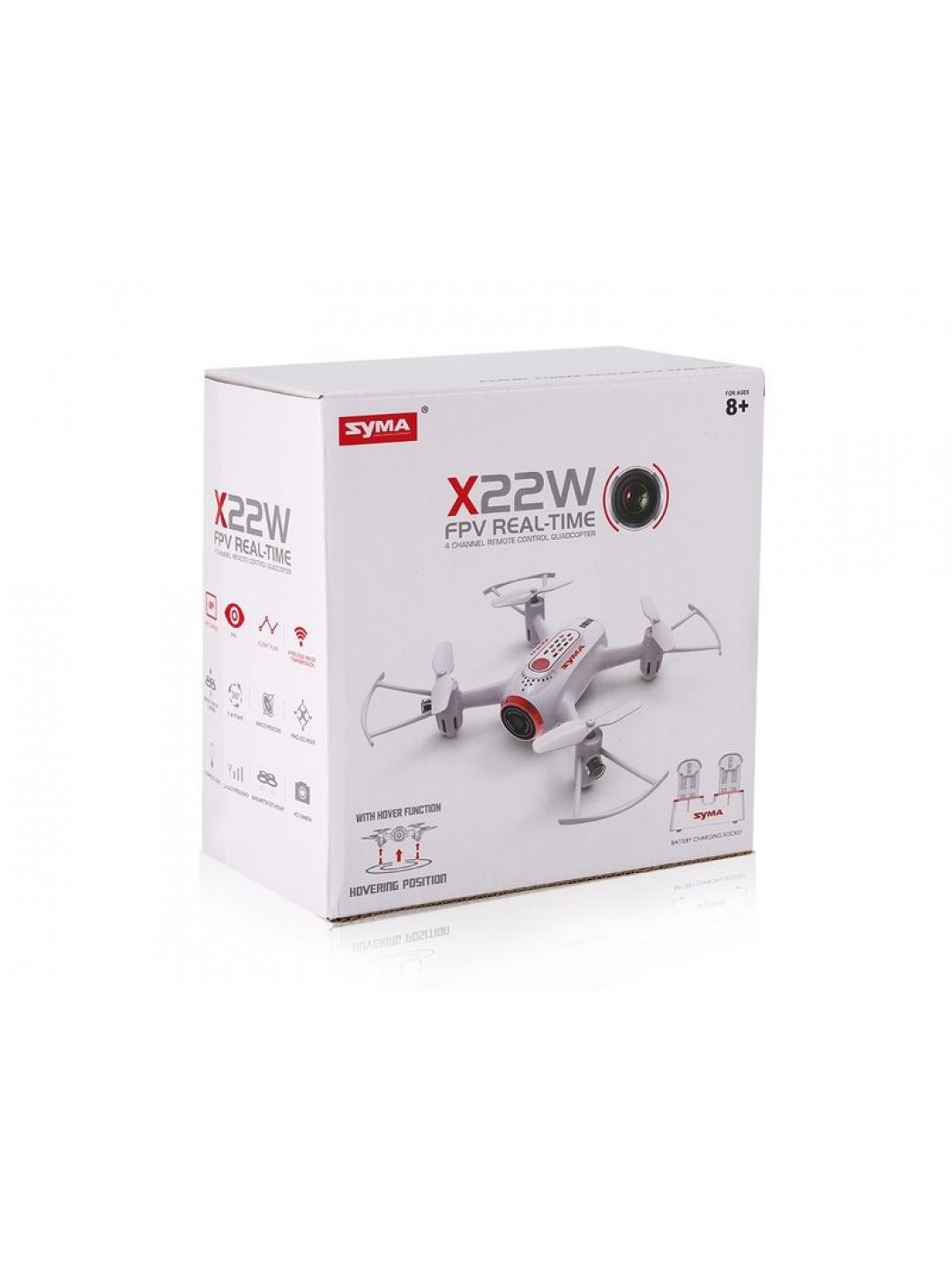 Р/У квадрокоптер Syma X22W-1 с FPV трансляцией Wi-Fi, камера 0,3 Мп, 2.4G RTF