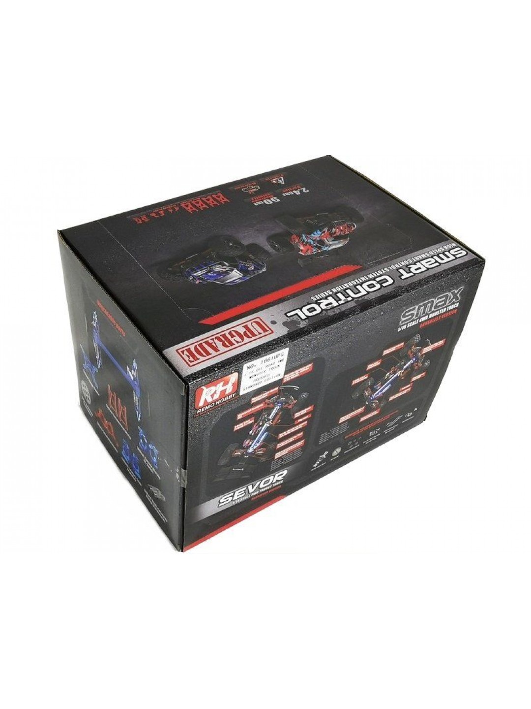 Радиоуправляемая трагги Remo Hobby S EVO-R Brushless (синяя) 4WD 2.4G 1/16 RTR