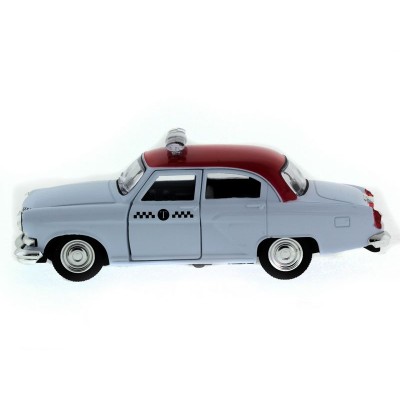 Машина "АВТОПАНОРАМА" инерц.ГАЗ-21 (такси) 1/43, в/к 14*7*5,5 см