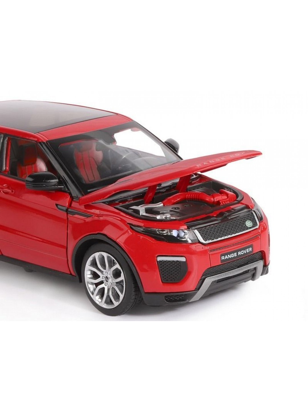 Машина "АВТОПАНОРАМА" Land Rover Range Rover Evoque, красный, 1/24, в/к 24,5*12,5*10,5 см