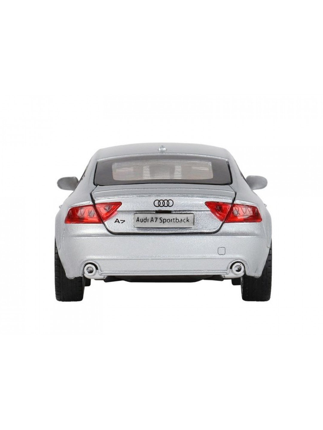 Машина "АВТОПАНОРАМА" Audi A7, серебряный, 1/32, свет, звук, инерция, в/к 17,5*13,5*9 см