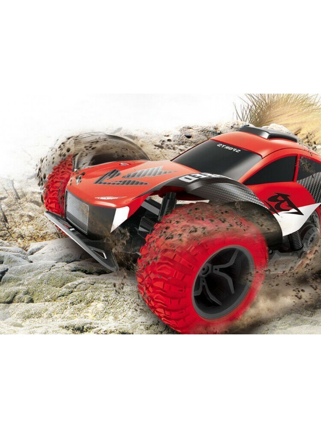 Радиоуправляемая машинка-перевертыш ZhengGuang Leopard DRIFT  2.4G 1/14 RTR (красная) + Ni-Cd и З/У