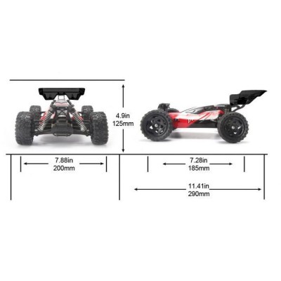 Радиоуправляемая багги Remo Hobby Dingo (красный) 4WD 2.4G 1/16 RTR