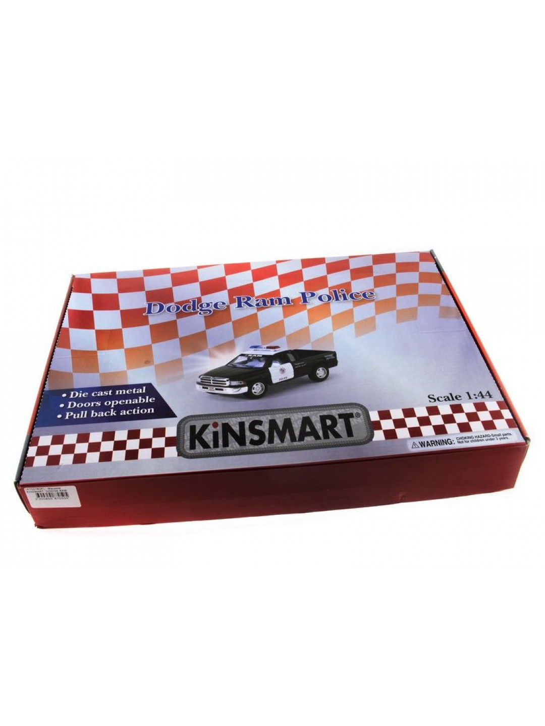Машина Kinsmart 1:44 Dodge RAM Police инерция (1/12шт.) б/к