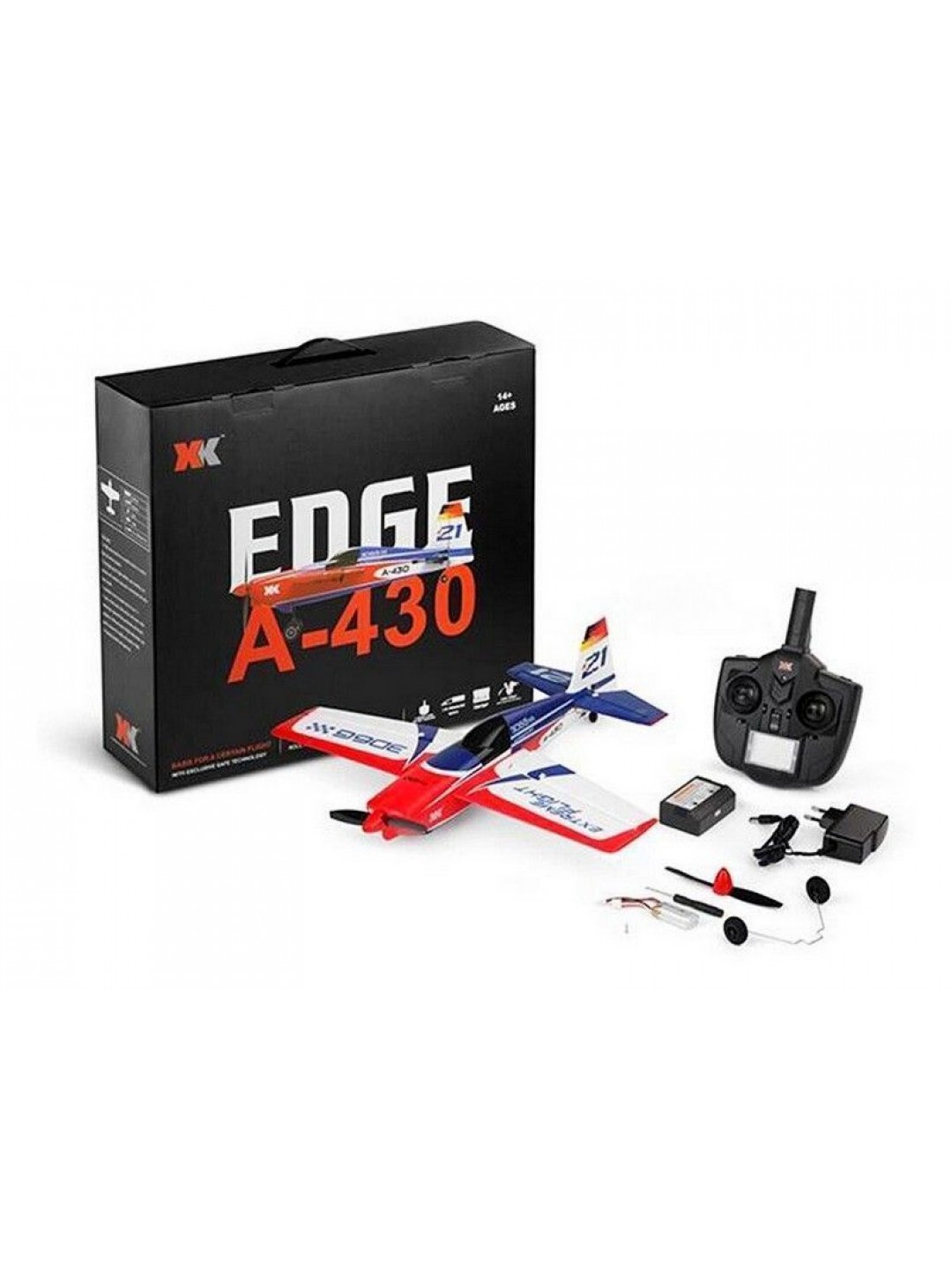 Радиоуправляемый самолет XK Innovation EDGE A430 430мм 3D EPS 2.4G 5-ch LiPo RTF
