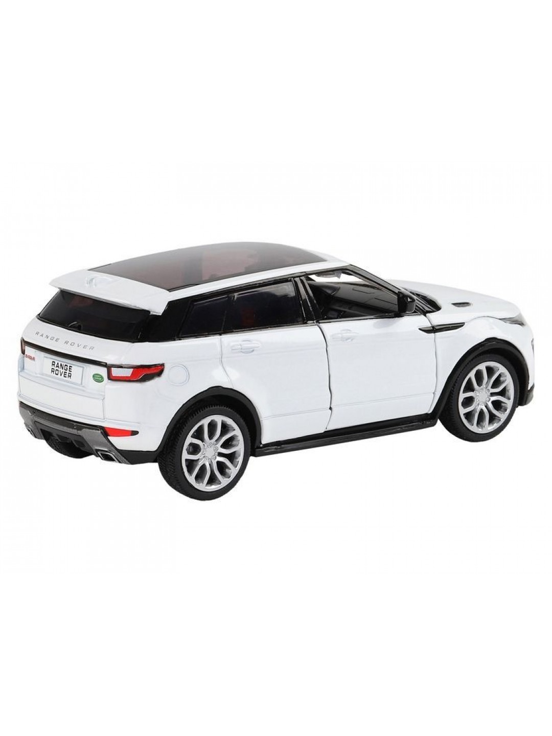 Машина "АВТОПАНОРАМА" Range Rover Evoque, белый, 1/32, свет, звук, инерция, в/к 17,5*13,5*9 см