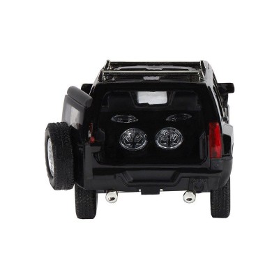 Машина "АВТОПАНОРАМА" Hummer H3, черный, 1/32, свет, звук, инерция, в/к 17,5*13,5*9 см
